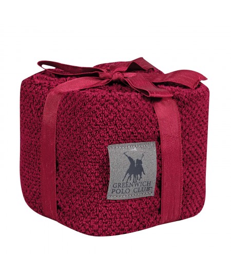 GREENWICH POLO CLUB ΣΕΤ ΠΕΤΣΕΤΕΣ 4 ΤΕΜΑΧΙΩΝ ESSENTIAL 4109 BORDEAUX 30Χ30