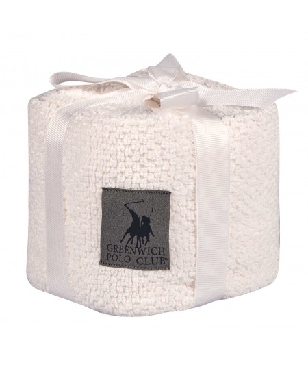 GREENWICH POLO CLUB ΣΕΤ ΠΕΤΣΕΤΕΣ 4 ΤΕΜΑΧΙΩΝ ESSENTIAL 4107 ECRU 30Χ30