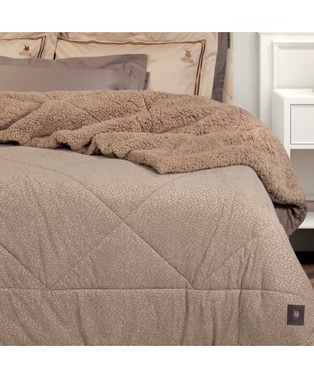 GREENWICH POLO CLUB ΚΟΥΒΕΡΤΟΠΑΠΛΩΜΑ KING SHERPA ESSENTIAL 4437 TAUPE 240Χ250