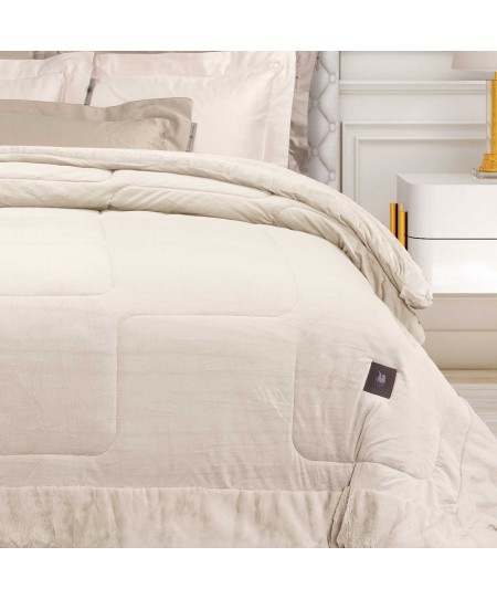 GREENWICH POLO CLUB ΚΟΥΒΕΡΤΟΠΑΠΛΩΜΑ VELVET KING PREMIUM 3965 IVORY 240Χ250