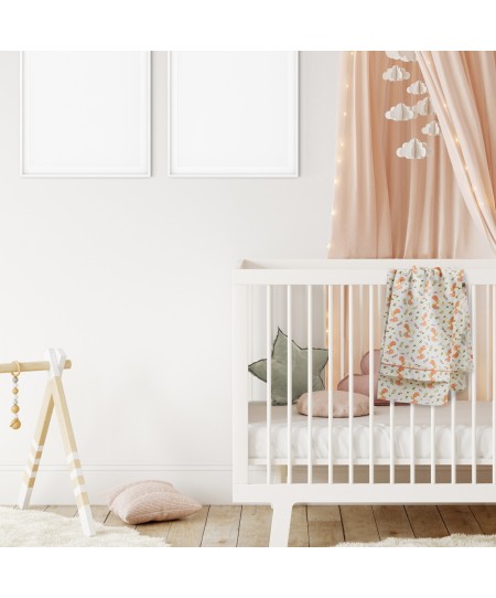DAS BABY ΣΕΤ ΣΕΝΤΟΝΙΑ ΛΙΚΝΟΥ FUN 4978 BEIGE, TERACOTTA 70Χ120