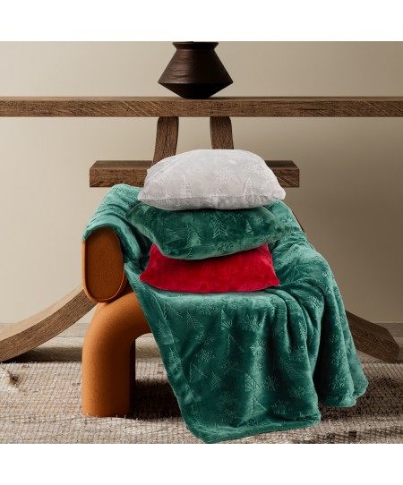 DAS HOME ΜΑΞΙΛΑΡΙ ΦΙΓΟΥΡΑΣ 40X40 CHRISTMAS 1373 GREY
