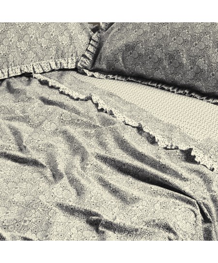 DAS HOME ΣΕΤ ΣΕΝΤΟΝΙΑ ΥΠΕΡΔΙΠΛΑ DAILY 3180 BEIGE, BLACK 240Χ260