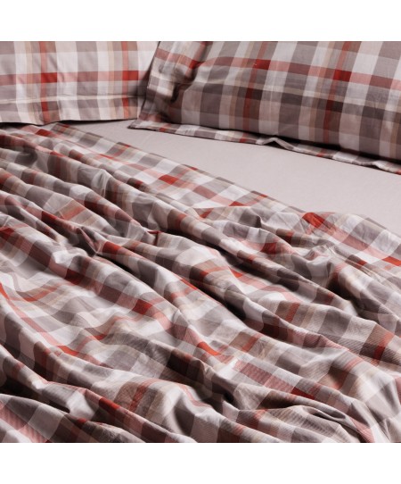 DAS HOME ΣΕΤ ΣΕΝΤΟΝΙΑ ΥΠΕΡΔΙΠΛΑ HAPPY 9690 TAUPE 240Χ260