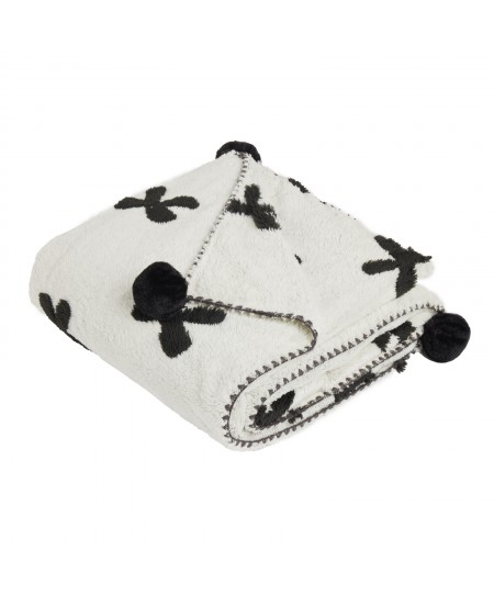 DAS HOME ΚΟΥΒΕΡΤΑ ΚΑΝΑΠΕ JACQUARD FLEECE 1382 BEIGE 130Χ170