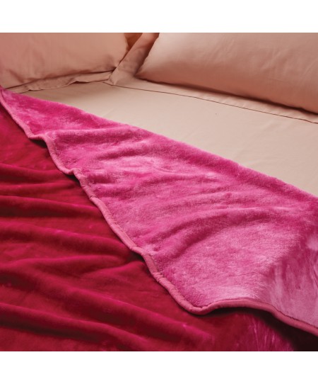DAS KIDS ΚΟΥΒΕΡΤΑ VELOUR MONH 0294 PINK 160Χ220