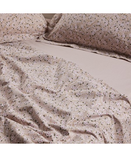 DAS HOME ΣΕΤ ΠΑΠΛΩΜΑΤΟΘΗΚΗ ΥΠΕΡΔΙΠΛΗ CASUAL 5434 TAUPE 220Χ240
