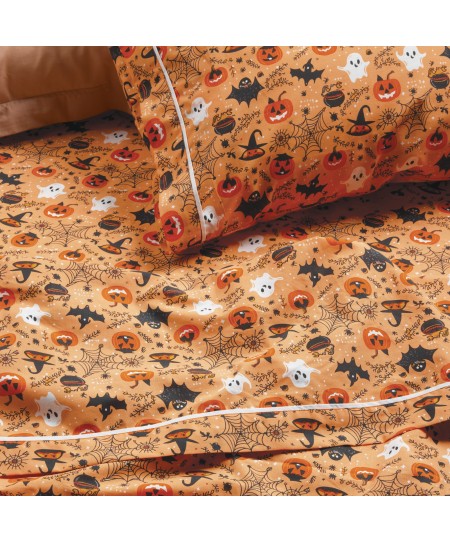 DAS KIDS ΣΕΤ ΠΑΠΛΩΜΑΤΟΘΗΚΗ ΜΟΝΗ 4969 ORANGE 160Χ240