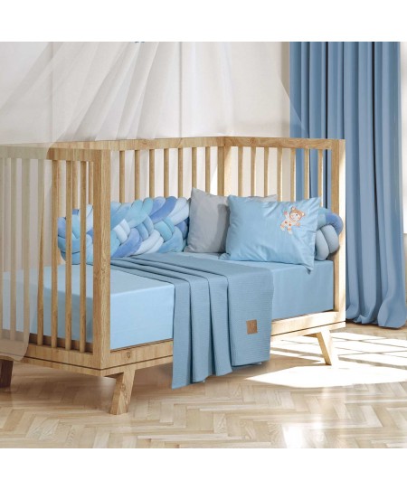 GREENWICH POLO CLUB ΚΟΥΒΕΡΤΑ ΠΙΚΕ 80X110 BABY 8870 BABY BLUE
