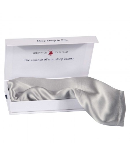 GREENWICH POLO CLUB ΖΕΥΓΟΣ ΜΑΞΙΛΑΡΟΘΗΚΕΣ SILK ESSENTIAL 2382 SILVER 50Χ70