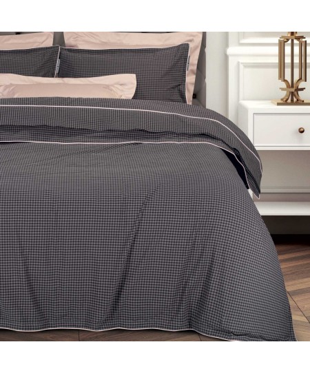 GREENWICH POLO CLUB ΠΑΠΛΩΜΑΤΟΘΗΚΗ ΣΕΤ ΥΠΕΡΔΙΠΛH ESSENTIAL 2374 DARK GREY 220Χ240