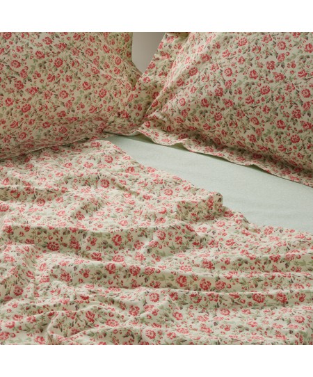 DAS HOME ΣΕΤ ΣΕΝΤΟΝΙΑ ΜΟΝΑ ΜΕ ΛΑΣΤΙΧΟ CASUAL 5439 MULTICOLOR 120X200+35