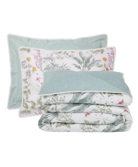 DAS HOME ΚΟΥΒΕΡΛΙ ΥΠΕΡΔΙΠΛΟ PRESTIGE 1715 GREEN, IVORY 230Χ240