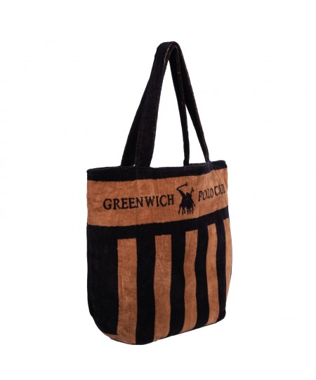 GREENWICH POLO CLUB ΤΣΑΝΤΑ ΘΑΛΑΣΣΗΣ 55Χ40 ESSENTIAL 5233 BROWN