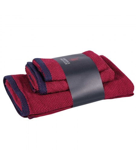 GREENWICH POLO CLUB ΣΕΤ ΠΕΤΣΕΤΕΣ 3 ΤΕΜΑΧΙΩΝ COZY 4104 BORDEAUX
