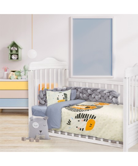 DAS BABY ΣΕΤ ΣΕΝΤΟΝΙΑ ΚΟΥΝΙΑΣ SMILE DIGITAL 4850 ΓΚΡΙ, ΩΧΡΑ 125Χ170