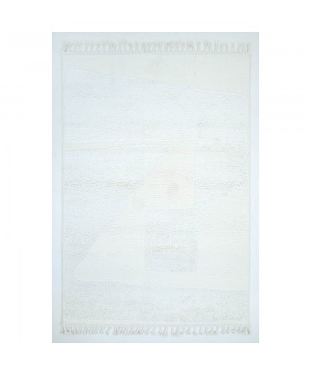 Χαλί ezzo Neve Shaggy D109A1A CREAM - Bed Set (3 pieces)