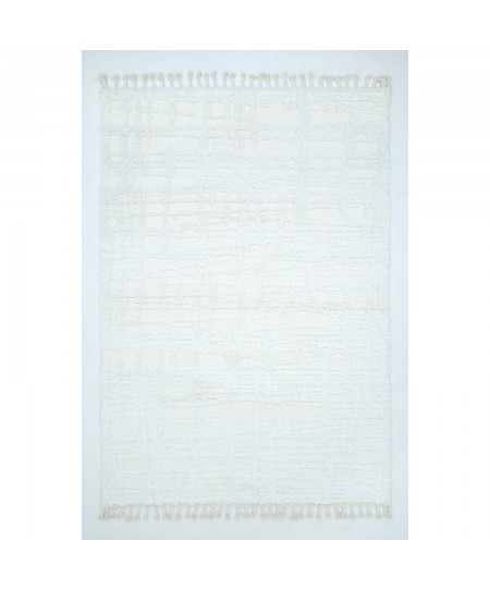 Χαλί ezzo Neve Shaggy B723A1A CREAM - Bed Set (3 pieces)