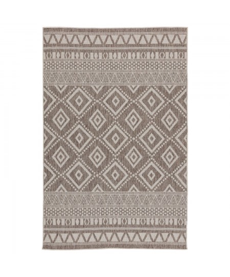 Χαλί Ψάθα ezzo Finn FL017 CREAM/DARK BEIGE - 1.60x2.30