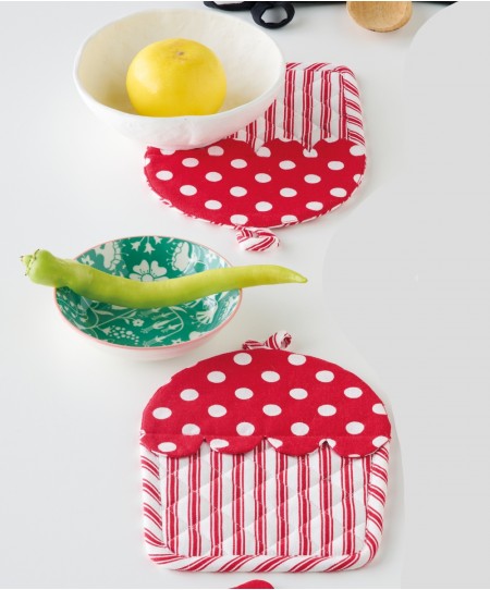 CUPCAKE ΣΕΤ 2 ΤΕΜ ΠΙΑΣΤΡΕΣ ΚΟΥΖΙΝΑΣ 17X25