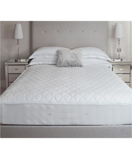 Επίστρωμα Καπιτονέ Le Blanc Cotton 100% μονό (100x200+30)