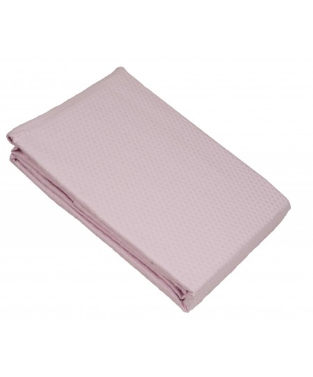 Κουβέρτα Πικέ Le Blanc Sanforized Cotton 100% Pink Μονή (170x245)