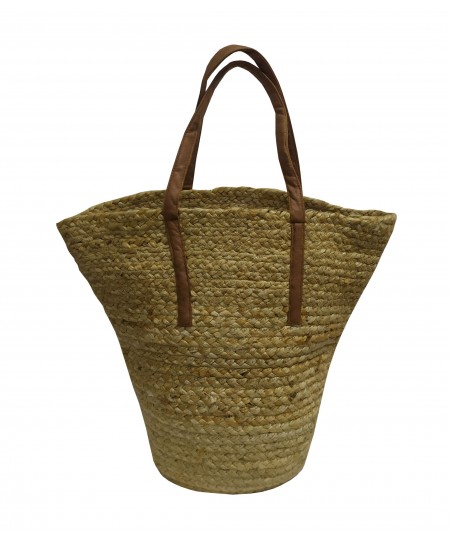 Τσάντα Θαλάσσης ΚΟΜΒΟΣ 100% Γιούτα Natural 40x50 - Design 5