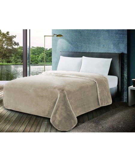 Κουβέρτα ΚΟΜΒΟΣ Βελουτέ 600gr Μονή 160x220 Iron Gate