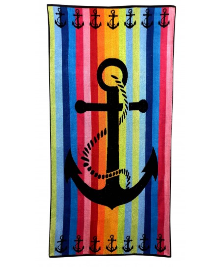 Πετσέτα Θαλάσσης ΚΟΜΒΟΣ Βελουτέ Zakar Design 7 Cotton 100% 85x160