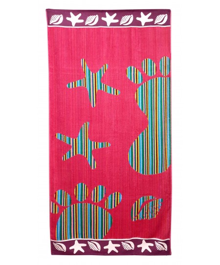 Πετσέτα Θαλάσσης ΚΟΜΒΟΣ Βελουτέ Zakar Design 9 Cotton 100% 85x160
