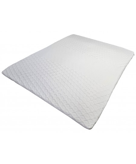 Ανώστρωμα Le Blanc 100% Memory Foam ντυμένο με πλεκτό ύφασμα 120x200x4
