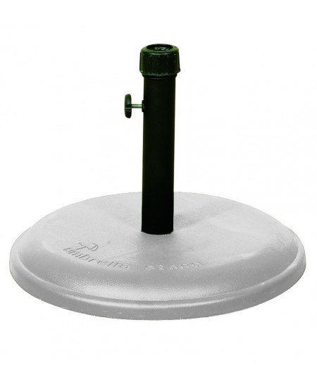 Λευκή Τσιμεντένια Βάση Ομπρέλας 16Kgr , ⌀ 45cm