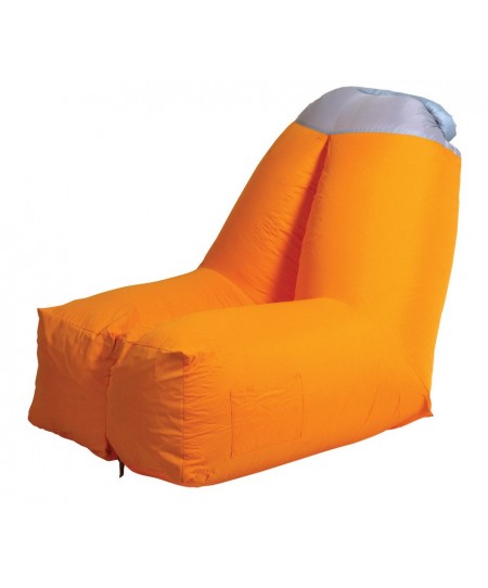 Πορτοκαλί Φουσκωτή Πολυθρόνα Παραλίας 121 x 91 x 98(h)cm