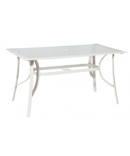 Μεταλλικό Παραλ/μο Τραπέζι Με Πλαίσιο Αλουμινίου 140 x 80 x 75(h)cm
