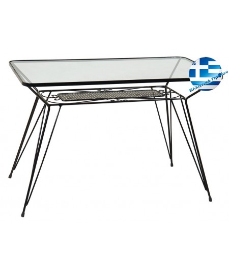 Γαλβανισμένο Παραλ/μο Τραπέζι Φερ Φορζέ 140 x 70 x 73(h)cm