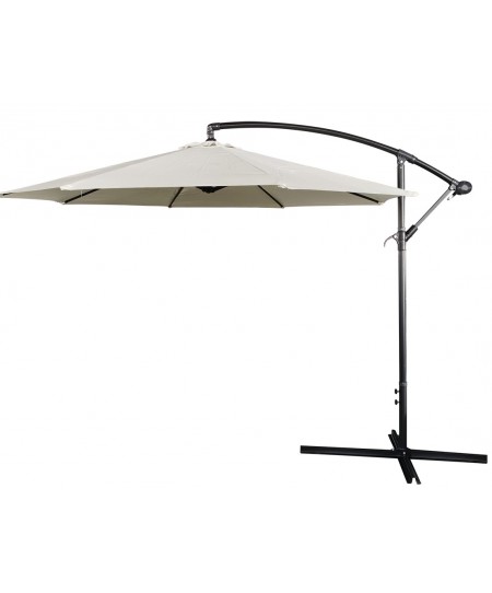 Γωνιακή Στρογγυλή Ομπρέλα BANANA 300cm ,Περιστρεφόμενη 360 Μοίρες, Με Μεταλλικό Σκελετό TJ1002