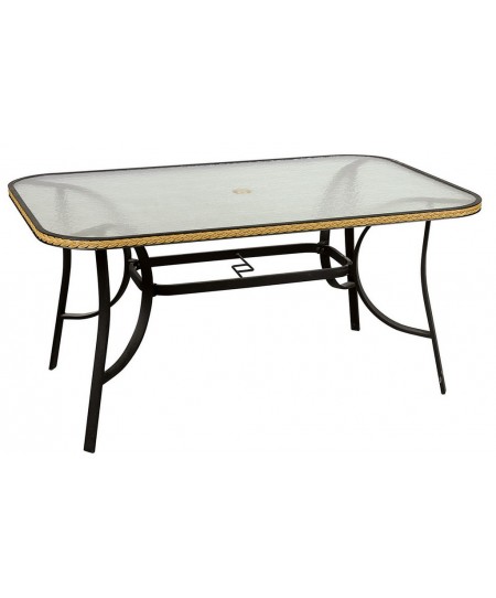 Παραλ/μο Τραπέζι Αλουμινίου 125 x 85 x 72(h)cm