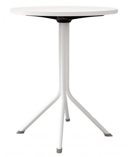 Λευκό Τραπέζι Πολυπροπυλένιου Με UV Προστασία Φ60cm