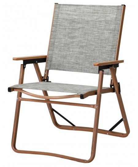 Πτυσσόμενο Καρεκλάκι Παραλίας Με Αλουμίνιο Σκελετό Και Πράσινο Μελανζέ Διάτρητο 2 x 1, 54(w) x 52(d) x 78(h)cm