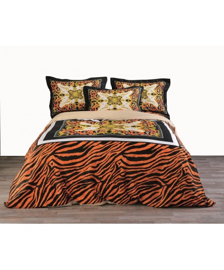 ASIA ΣΕΤ ΣΕΝΤΟΝΙΑ KING 260x280cm  COTTON SATIN DIGITAL PRINT, MAKIS TSELIOS