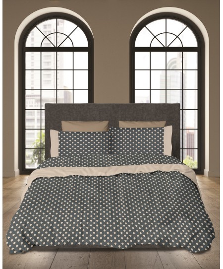 ΣΕΤ ΘΗΚΗ Υ/Δ DROPS 220X240CM 2*50X70CM 100% COTTON 144TC