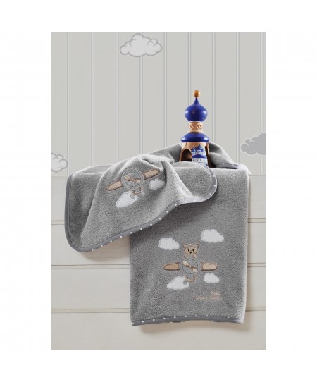 HORIZON ΣΕΤ ΠΕΤΣΕΤΕΣ BEBE 70X140+40X60  100% COTTON