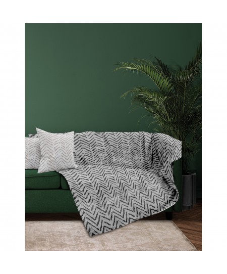 ΔΙΘΕΣΙΟ.ΡΙΧΤΑΡΙ MONZA GREY 180Χ250 100% CHENILLE