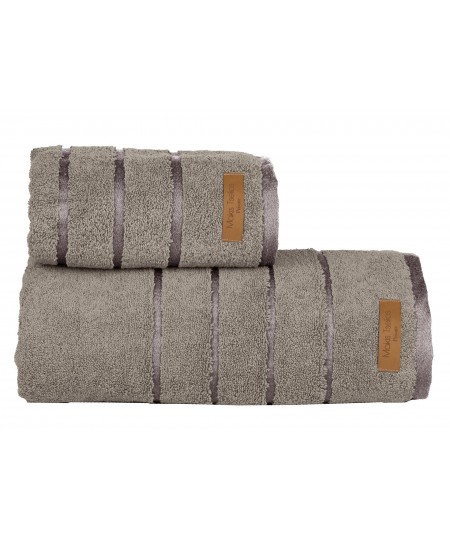 ΠΕΤΣΕΤΑ ΜΠΑΝΙΟΥ PRIVE SILVER 90X150 100% COTTON