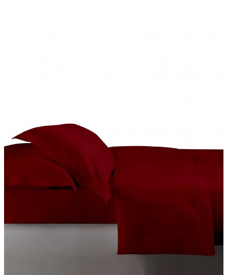 GENOVA ΣΕΤ ΘΗΚΗ Υ/Δ RED2  220Χ240CM 2*50X70CM 220TC 100% COTTON SATIN