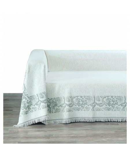 AMAZON1 ΔΙΘΕΣΙΟ ΡΙΧΤΑΡΙ  ECRU 180Χ250CM 100% CHENILLE