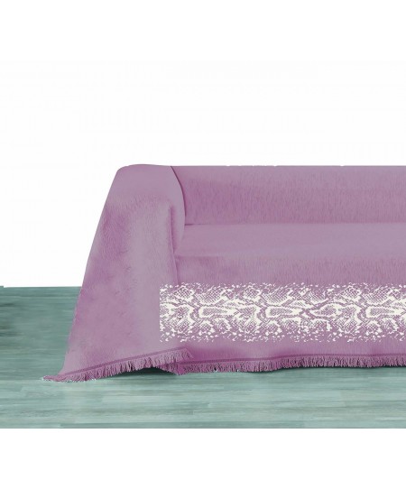 AMAZON2 ΜΟΝΟΘΕΣΙΟ ΡΙΧΤΑΡΙ D.PINK 180Χ180CM 100% CHENILLE