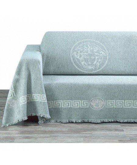 OLYMPUS1  ΜΟΝΟΘΕΣΙΟ ΡΙΧΤΑΡΙ  GREY 180Χ180CM 100% CHENILLE