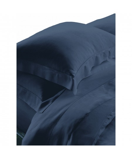 ΣΕΤ ΣΕΝΤΟΝΙΑ  ΥΠΕΡΔΙΠΛΑ  AZUR NEW BLACK11  2*240X270CM 2*50X70CM 100% COTTON SATIN 230TC