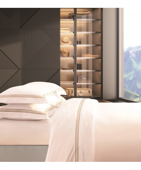 ASPEN2 SILVER EMBROIDERY ΣΕΤ ΣΕΝΤΟΝΙΑ Υ/Δ 240Χ270CM 2*50X70CM 100% COT/SATIN 400TC